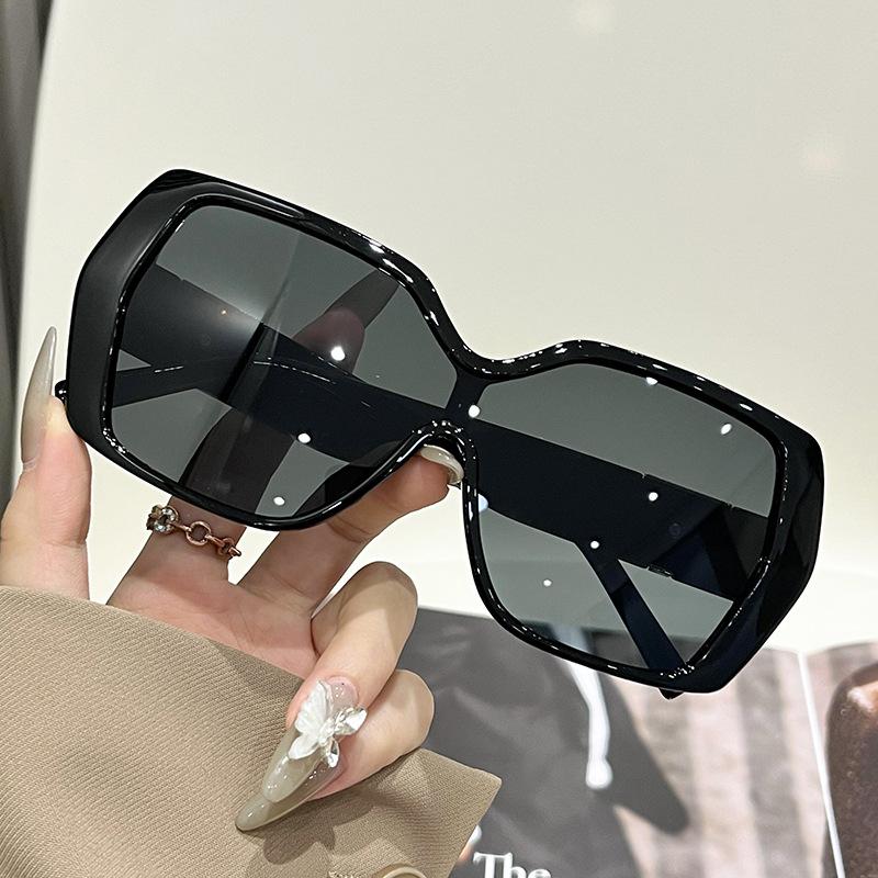 Men'S And Women'S Fashion Large-Frame Resin Sunglasses Driving Uv Protection Uv400 Sunglasses Tide