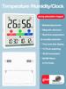 Digital hygrometer Digital hygrometer, Inomhustemperatur, Fuktighetsmätare, Sensor, Hygrometer, Väderstation, Stor LCD-skärm