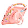 For iPad mini (2024)/(2021) Case Handle Rotating Kickstand Unicorn Silicone Tablet Cover