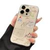 Cute Snowman DIY Sticker for Apple 11Promax Mobile Phone Case 11promax High Transparency Large Hole Explosion
