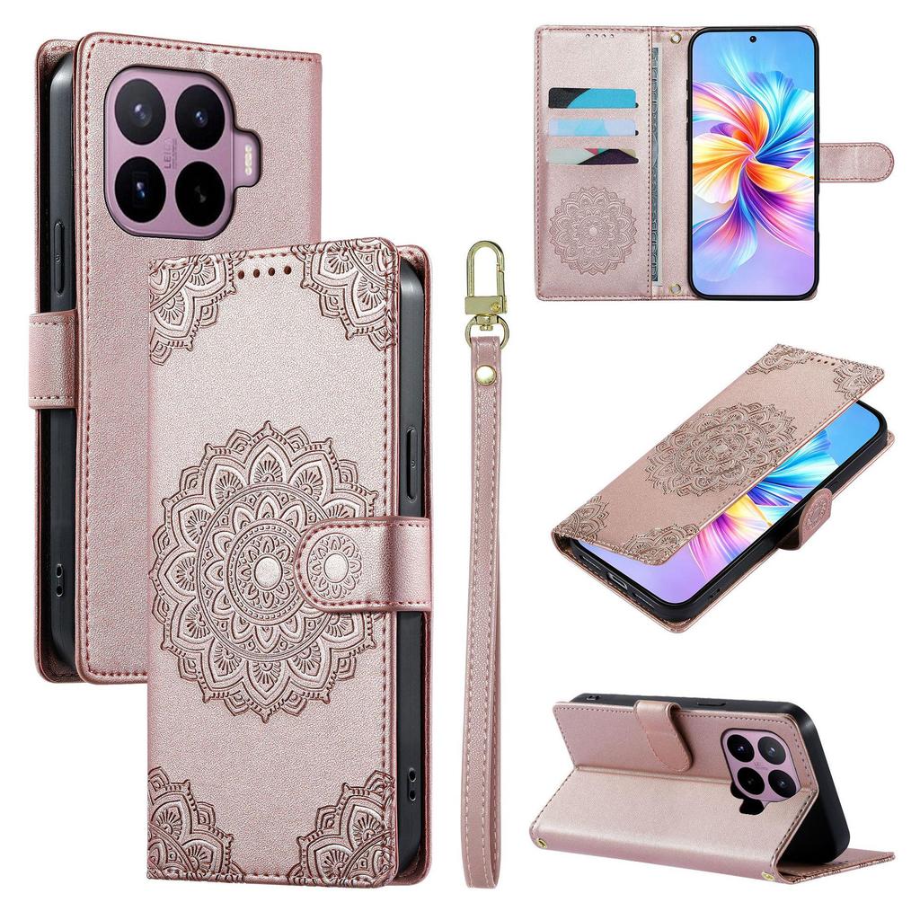 OnePlus 15 Mandala Embossed Leather Wallet Case for OnePlus Nord CE4 Lite