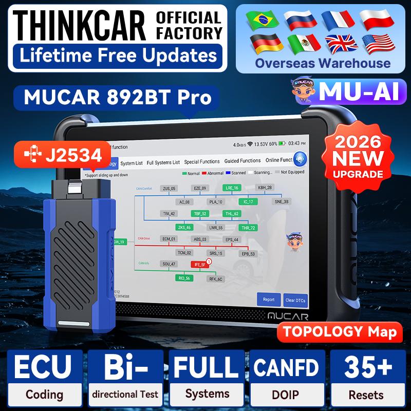 MUCAR 892BT PRO Automotive Diagnostic Scanner