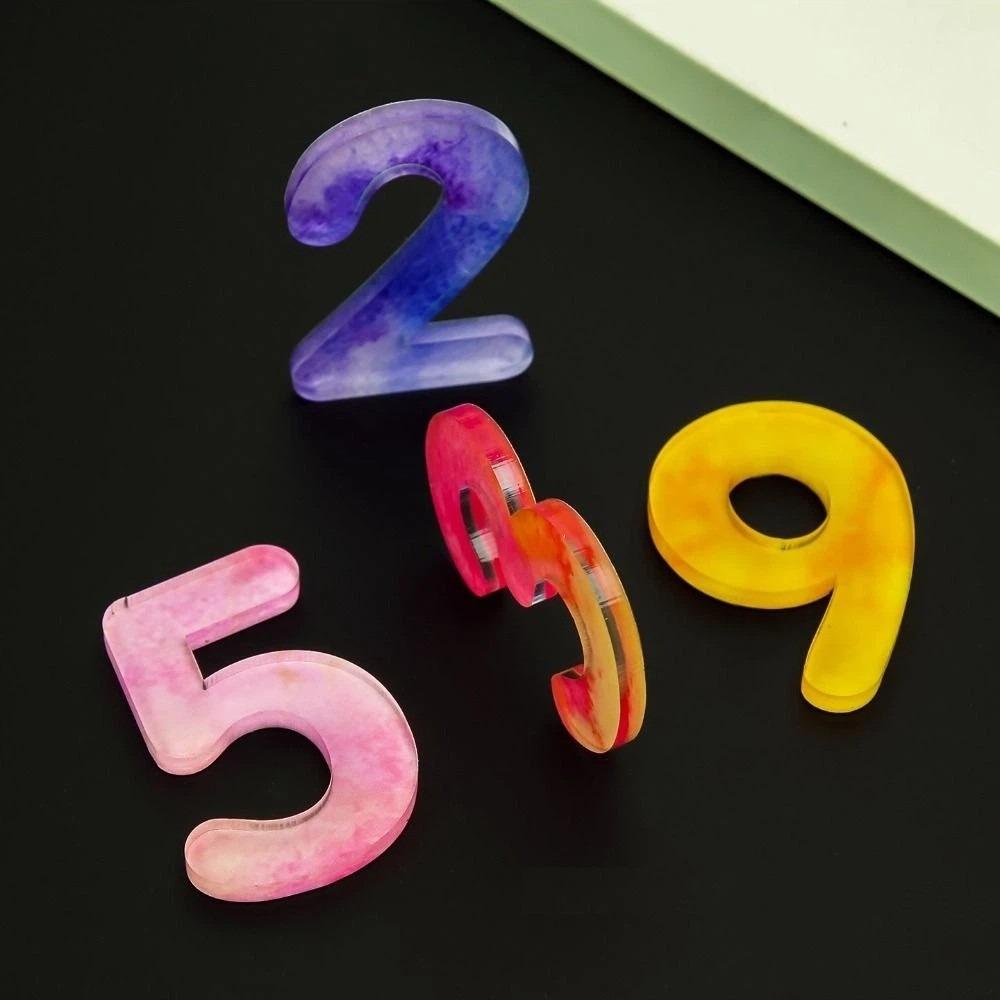 3D Raised Door Number Plaque Waterproof Address Number Sign House Number Stickers Hotel