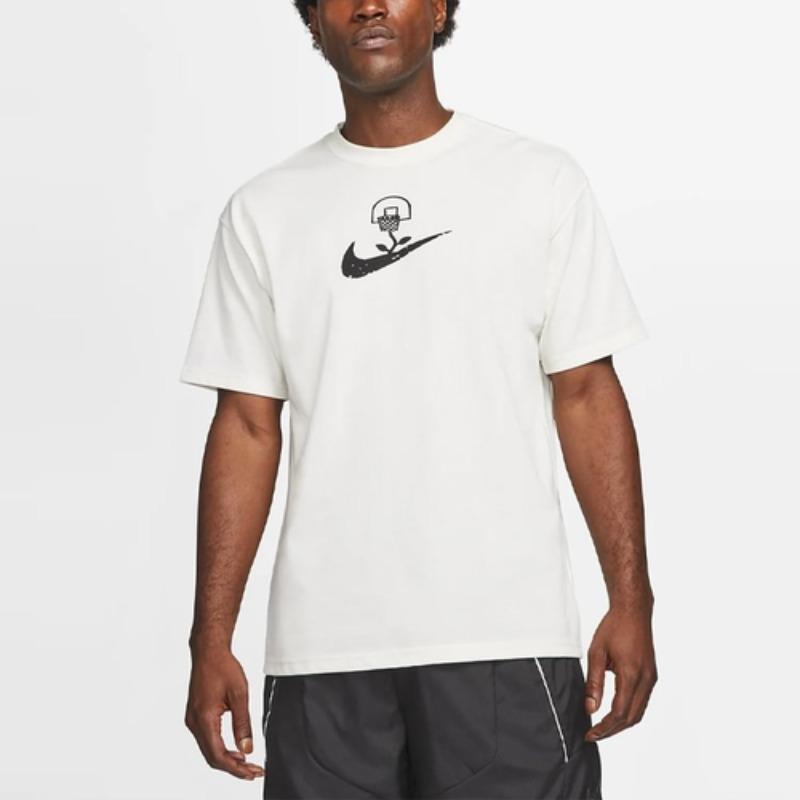 Nike SS21 T Shirt Asia Version Men's Ecru DC1284-910
