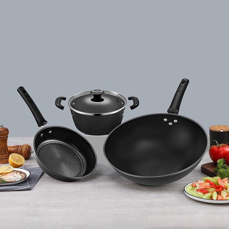 Zhang Xiao Quan Fine Iron Cookware 3-Piece Set