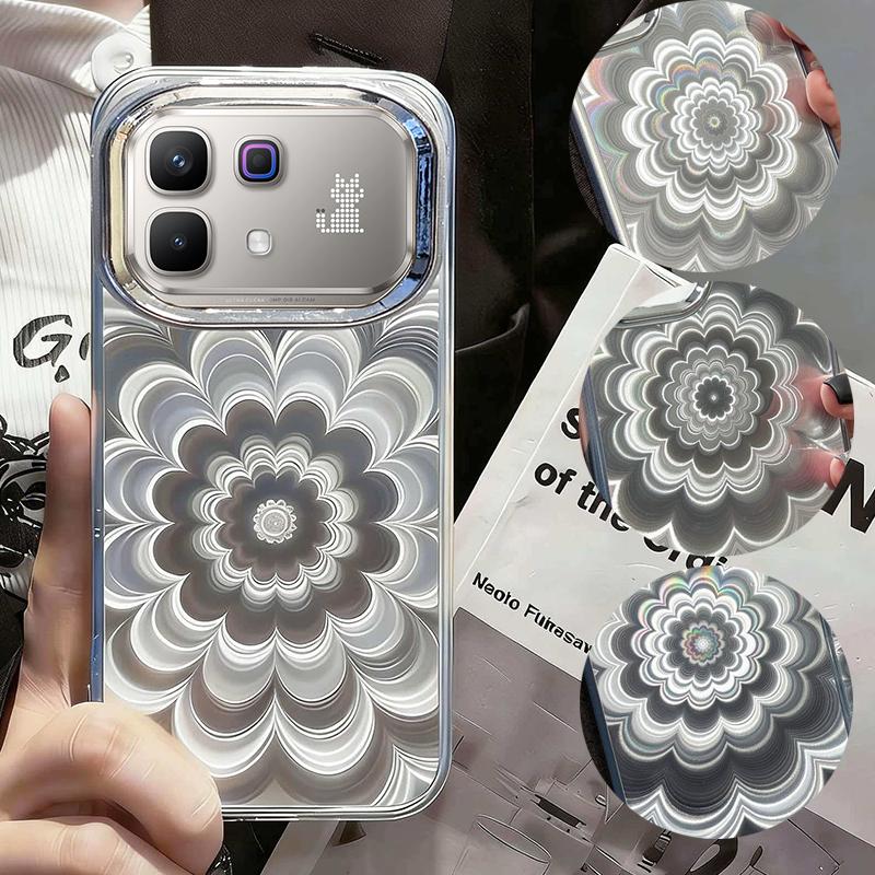 Fashion Laser Flowers Case for Infinix Note 60 Pro Smart 20 Hot 60 Pro 60i 40 30 Tecno Spark 40 40C 30C 20 10 GO Case Cover Soft TPU Phone Back Cases