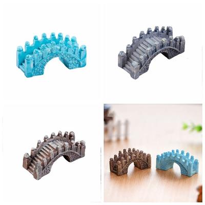 Small Bridge Resin Bridge Miniatures Micro-landscape Jiangnan Small Bridge   Decoration Material