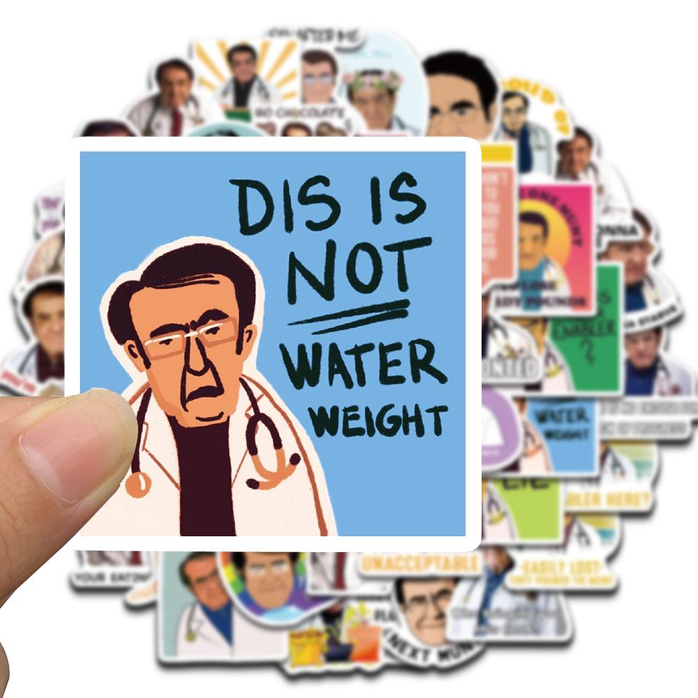 50PCS Dr Now Stickers Sticker Nostalgia Decorated Laptop Notebook Skateboard Classic Coffee Bicycle Waterproof Graffiti Stickers