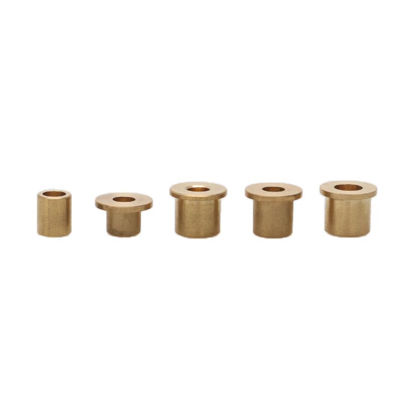 10PCS Mini Brass Bushing Shaft 2mm 3mm 4mm 5mm Rudder Flange Shafting Sleeve Bearing for RC Bait Boat DIY Model Accessories