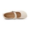Cowhide Shallow-Mouthed Mary Jane Shoes
