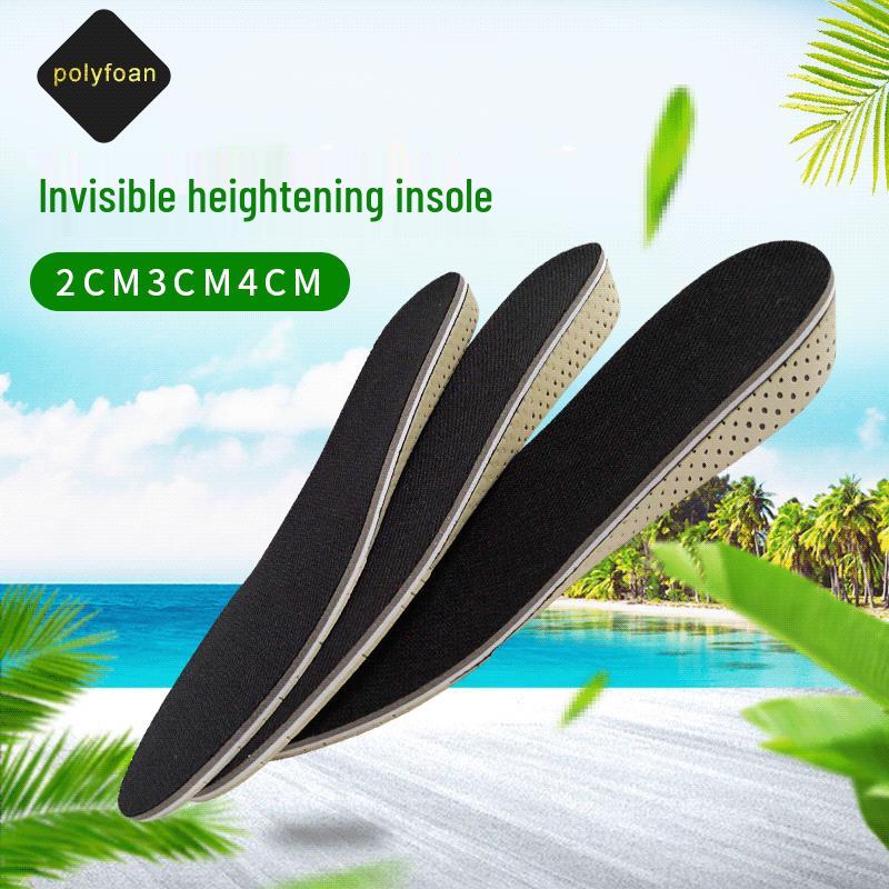 EVA Height-Boosting Invisible Sport Insoles - Comfortable Sweat-Absorbent Design