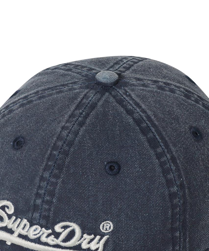 Syupeodeulai Vintage Logo Pigment Ball Cap Gray Blue Sdugqyq02Gbl