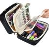 Factory Waterproof Large Capacity Multi-Functional PU Cosmetic Storage Bag Soft Handle Zipper Closure Toiletry Bag