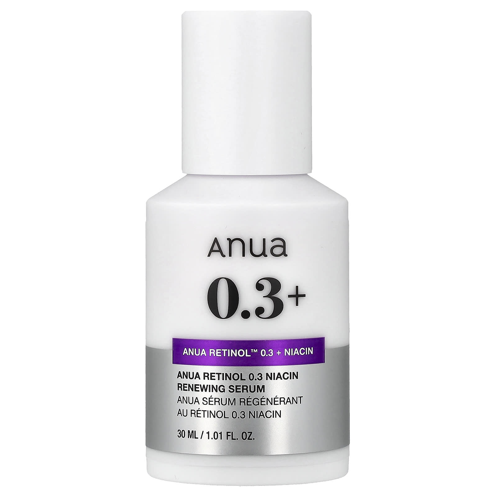 

Anua, Retinol™ 0.3% + Niacin Regeneration Serum, 30ml (1.01fl oz)