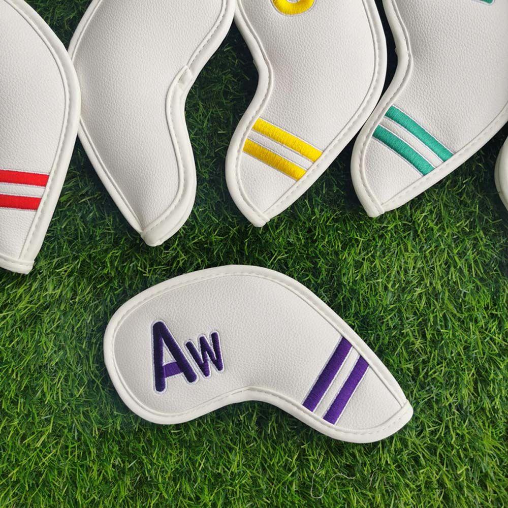 Equipment 4-9,P,S,A Embroidery Golf Club Cover Head Cover Golf Headcovers Golf Iron Headcover