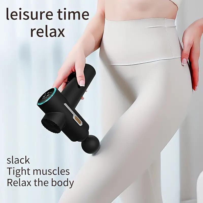 YOSYO Massage Gun, Deep Tissue Massage Gun for Pain Relief, with 8 Massage Heads and 6 Speeds