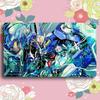 Senkou Draw Card Game Playmat, Mobile Suit Gundam 00 Anime Merchandise, Universal TCG Playmat with Storage Case, Card Frame (60cm X 35cm X 0.2cm)