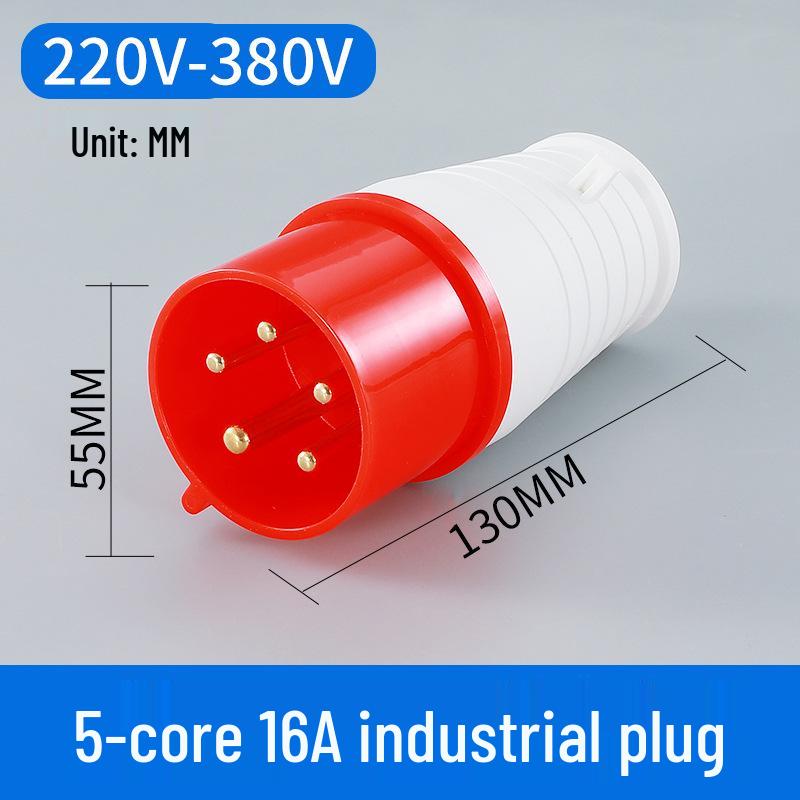 16/32A Waterproof Industrial Plug & Socket - Surface/Flush Mounted Aviation Connector