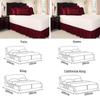 23 Color Pure Color Easy Fit Bed Skirt Deep 15 Inches 3 Sided Wrap Around Bed Skirts Twin/Queen/King Size Dust Ruffle Bed Skirt