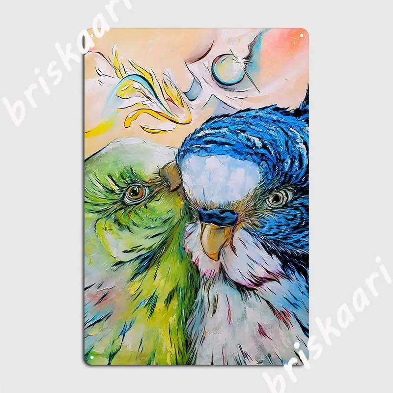 Whisper Love You Edited Oil Painting Metal Plaque Poster Wall Pub Pub Garage Wall Plaque Create Tin Sign Poster 20X30CM