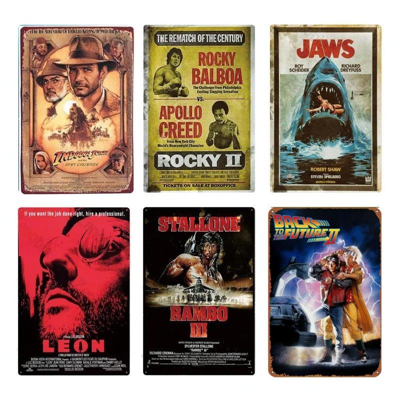 Metal Tin Poster Classic American Retro Films Metal Tin Sign Plaque Poster for Wall Plate Bar Club Wall Decor Retro Home Bedroom