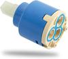 Ceramic Disc Cartridge Mixer Faucet Thermostatic Cartridge Faucet Disc Valve Pp Plastic Ceramic Cartridges For Mixer 35/40Mm