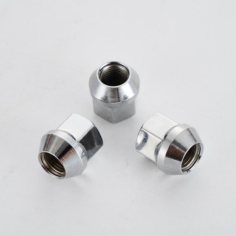 Hex  21mm /  19mm  M14x1.5  Open End Lug Nuts  25mm height  Wheel Lug Nuts 14x1.5