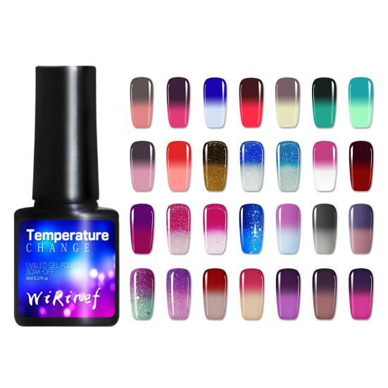 8ml Nail Polish Long Lasting Easy Removal Color Gradient Base Top Coat Gel Nail Polish for Professional