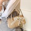 High Sense Retro Niche Bag Women 2025 New Trendy Internet Celebrity Pillow Bag Shoulder Crossbody Portable Boston Bag