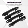 Car Door Handle Cover For Toyota Highlander CROWN KLUGER RAV4 WILANDER No Tape Required, Full Coverage,ABS Material Accessories
