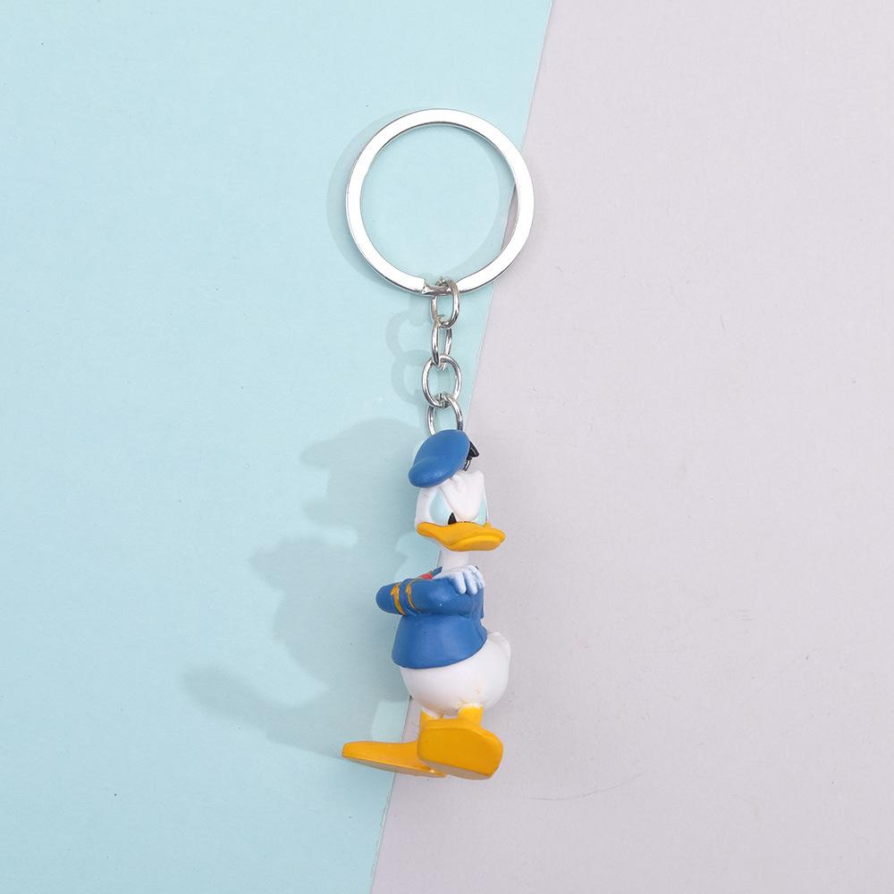 

Anime Figure Donald Duck Keychain Action Backpack Key Chain Decoration Collection Statue Toy Birthday Gift Poseable Articulated Scale Detailed Movable