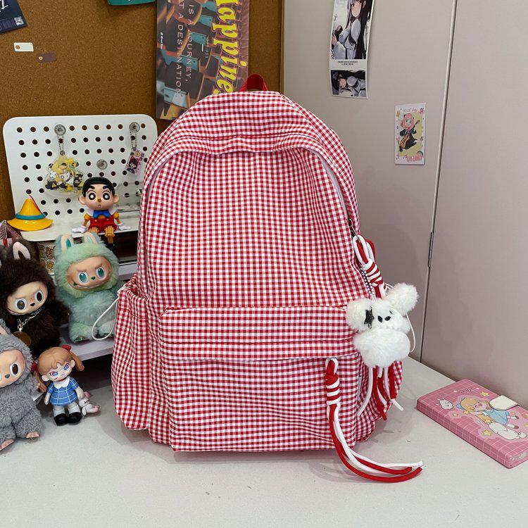 2025 Stylový batoh s vysokou kapacitou pro dívky - Školní taška pro studenty nižší a vyšší střední školy