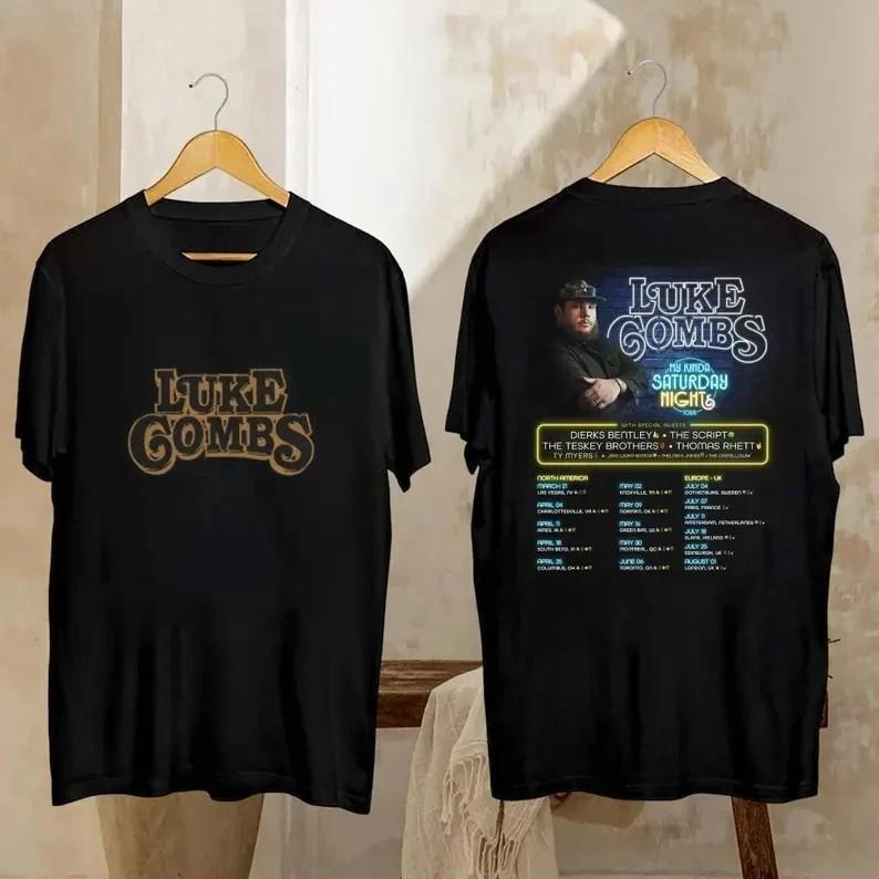 Luke Combs My Kinda Saturday Night Tour Tee 2026 S