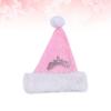 Pink Ultra Long Santa Christmas Hat Crown Party Decoration Photo Prop for Kids Adults Pink Santa Hat Christmas Hats