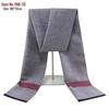 2026 Men's Winter Warm Plaid Scarf - European & American Style, Imitation Cashmere, Long Scarf