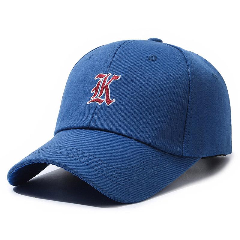 Embroidery Baseball Alphabet Cap Trendy Casual Hat Adjustable Sun Protection