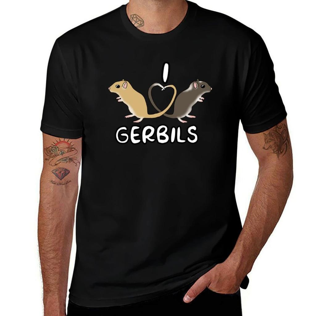 I heart gerbils (heart tails) T-Shirt Outdoor Activity Sports T-Shirt