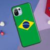 Cover Bandiera Brasiliana del Brasile per Xiaomi 14 Ultra 13 11T 12T 13T 14T Pro POCO X6 X7 Pro X3 X5 F3 F5 F6 M6 Pro Custodia