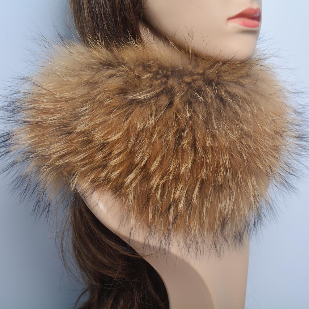 Fashion Lady Real Fox Fur Scarf Girls Warm Soft Knit Good Elastic Real Fox Fur Headband Brand Genuine Fox Fur Ring Scarves