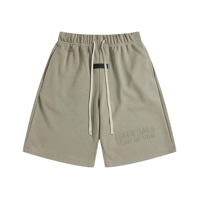 FOG ESSENTIALS Pánské bavlněné kraťasy Volný střih Streetwear Ležérní teplákové