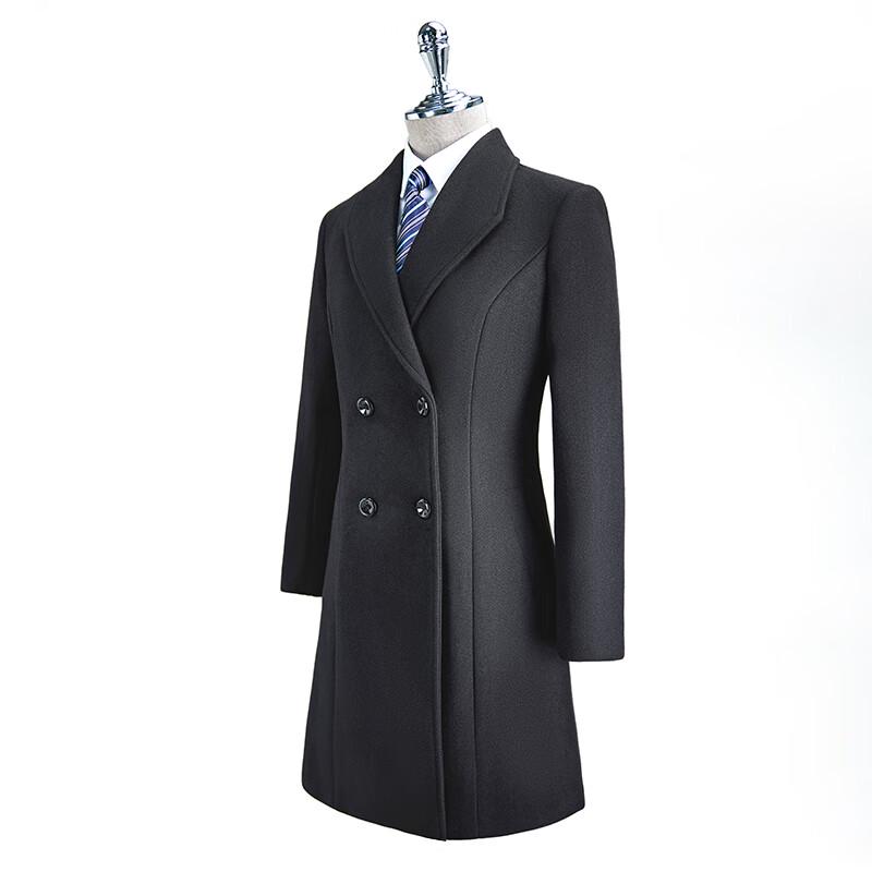 TLLOMAN Women's Elegant Padded Wool Blend Coat