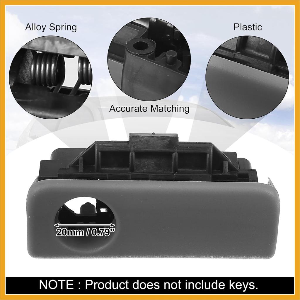 Glove Box Latch Handle for Toyota Sienna 2004-2010 Replace 55506-AE010-B0 Car Interior Accessories Gray Replacement