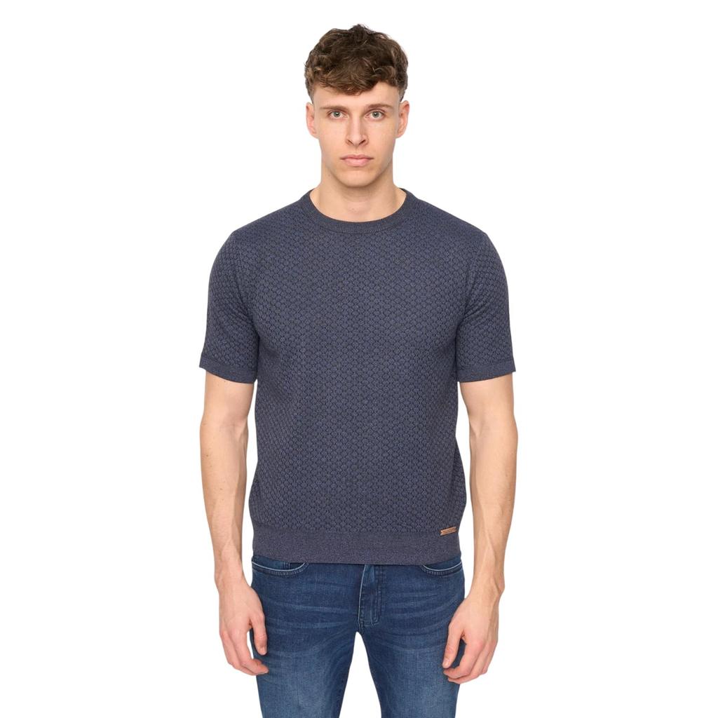 Duck and Cover Mens Mataso Knitted T-Shirt