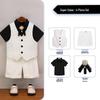 Completo Elegante da Bambino: Abito da Cerimonia, Evento o Fotografia per Ragazzo Bello con Gilet