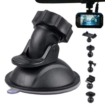 360-Grad Auto-Saugnapf für Dashcam-Halter Fahrzeug-Videorekorder mit 5 Arten von Adaptern Auto-Fahrtrekorder-Halterung