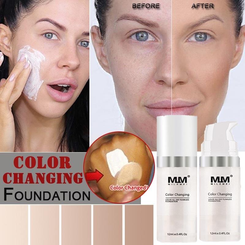 Foundation Color Changing Liquid Foundation Makeup Change Color Primer