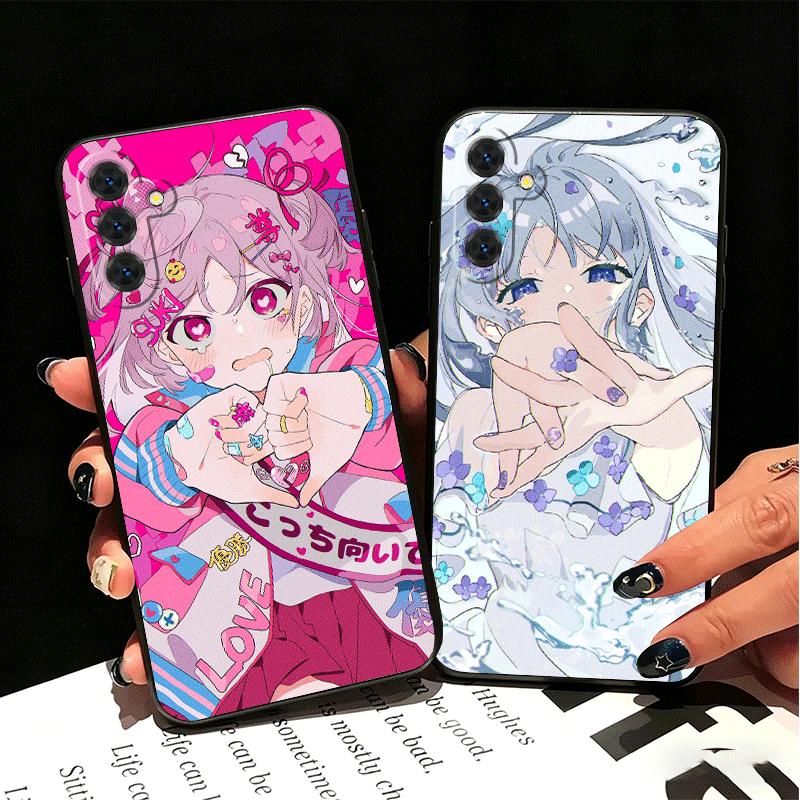 Anime Kwaii Girl Ins Style Soft Phone Case for Samsung A17 A37 A57 A16 A26 A36 A56 A15 A25 A35 A55 A14 A24 A34 A54 A13 A23 A33 A