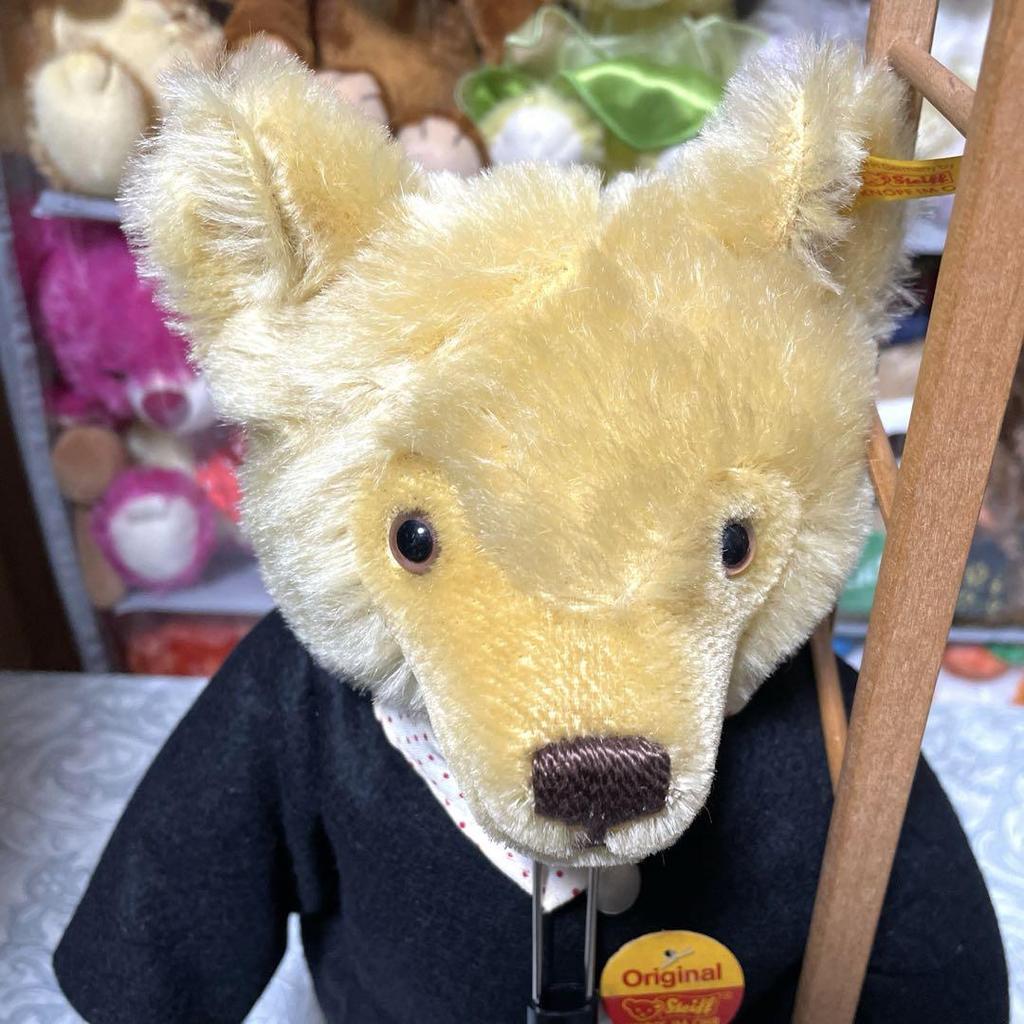 [USED] Steiff Chimney Sleeper Chimney Sweep Good Luck 1997 Teddy Bear