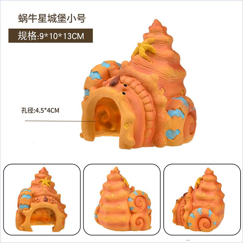 European Luxury Resin Roman Column Ornaments Aquatic Handicraft for Garden Landscaping Fish Tank Aquatic Box Accessories Bag