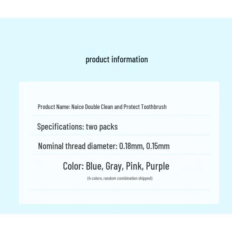 Naias A5 Dual-Care Soft Bristle Toothbrush (5 x 2-Pack)